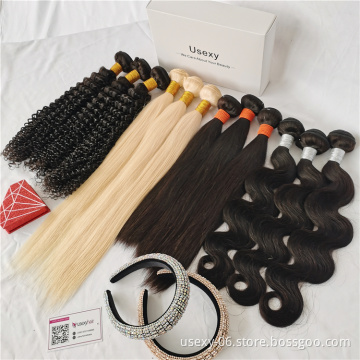 Free Sample 10A 12A Grade Mink Virgin Cuticle Aligned Brazilian Human Hair Extension